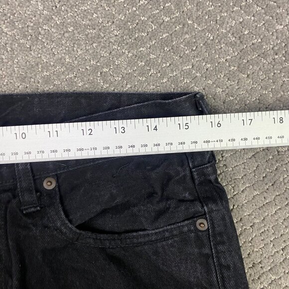 J. CREW 484 Slim Kaihara Denim Jeans Men's 31 x 30 Measures 31 x 29 Black Cotton - Picture 10 of 14